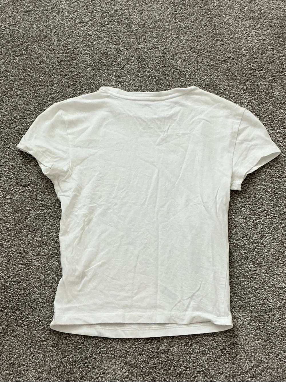 White Tee with Green 